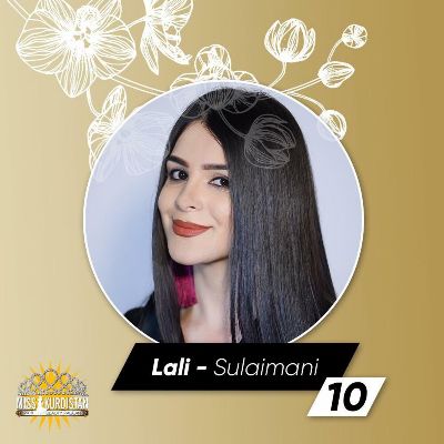 A candidate competing for Miss Kurdistan 2018